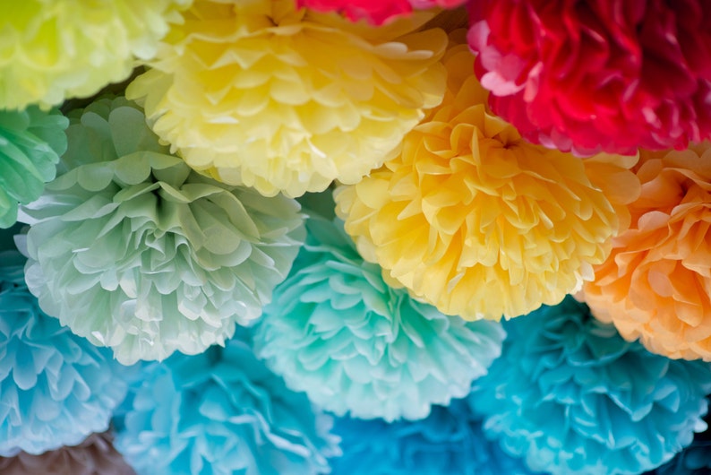 Tissue Paper Flowers Wedding Decorations Birthday Etsy