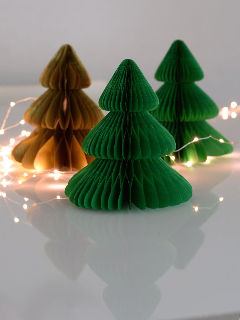 Vintage Christmas tree Christmas paper decoration Custom Etsy