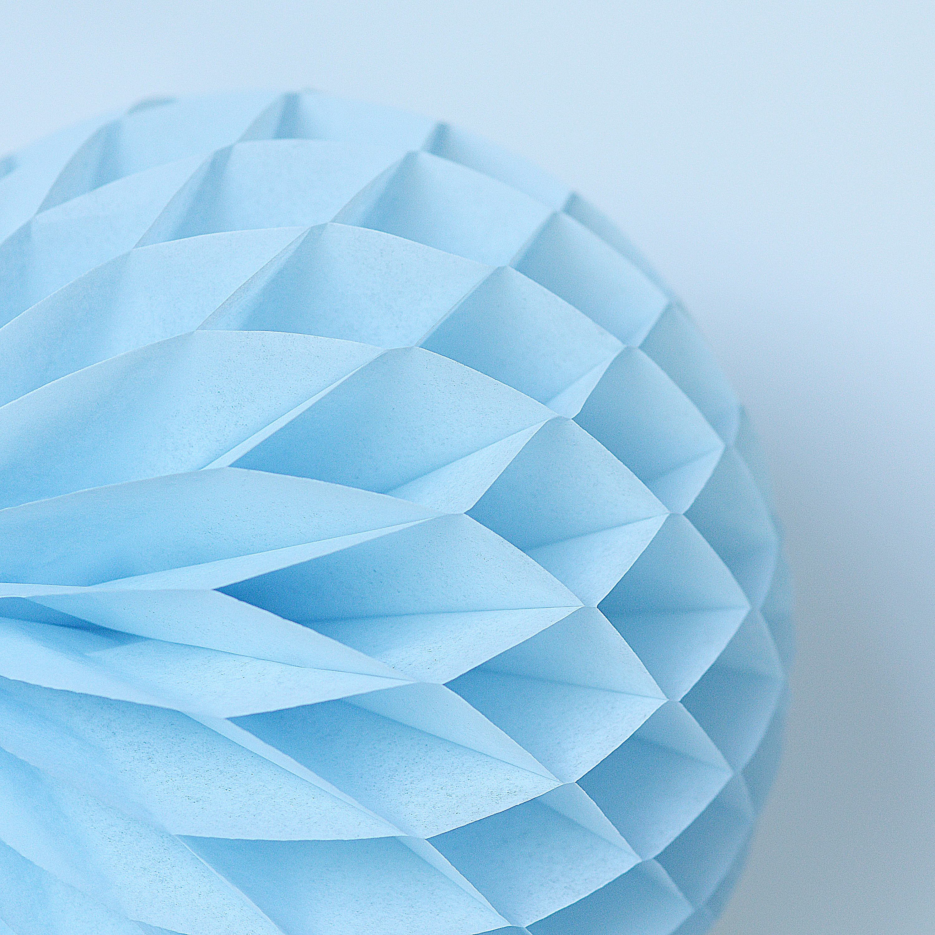 Various Sizes Pale Blue Paper Pom Poms Blue Breeze Etsy UK