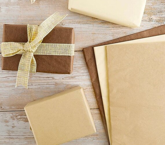 Tan wrapping paper discount
