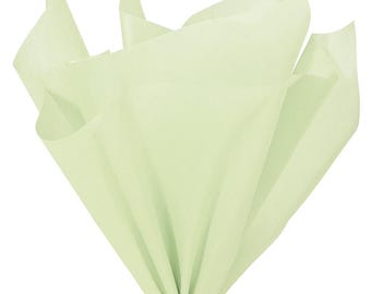 Pale Mint Tissue Paper Sheets 20x30 | Acid-Free Recycled Wrapping Paper | Gift Wrap, Packaging & Craft Paper, 20/50/100 Sheets