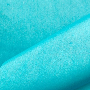 Fogli di carta velina turchese scintillante 20x30"/ 50 x 76 cm scintillanti Confezioni regalo, fai da te, decorazioni per matrimoni, imballaggi, forniture per artigianato