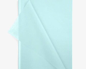 Light Blue Tissue Paper Sheets 20x30 | Acid-Free Recycled Wrapping Paper | Gift Wrap, Packaging & Craft Paper, 20/50/100 Sheets