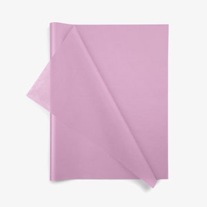 Fogli di carta velina lilla 20/50/100 Carta da regalo lilla, artigianato, rivestimento di scatole, carta da imballaggio al dettaglio biodegradabile