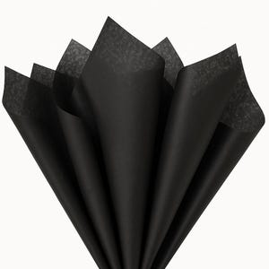 Fogli di carta velina nera – 20x30” Carta da regalo riciclata, imballaggio e carta per bricolage – Confezione da 20, 50 e 100 pezzi