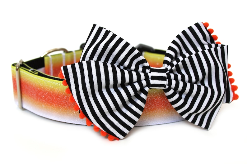 Dog Collar Bow Add-On Bow For Dog Collar Halloween Dog Bow Accessory
