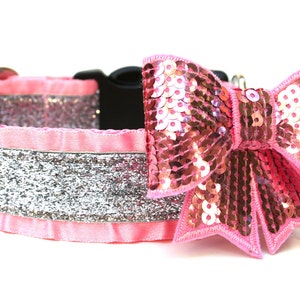 Ruffle Dog Collar 1.5 Glitter Dog Collar image 2