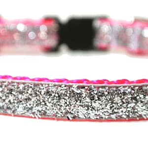 Teacup Dog Collar 3/8&quot; Glitter Dog Collar