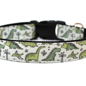 Dinosaur Dog Collar 1&quot; Jurassic Dog Collar
