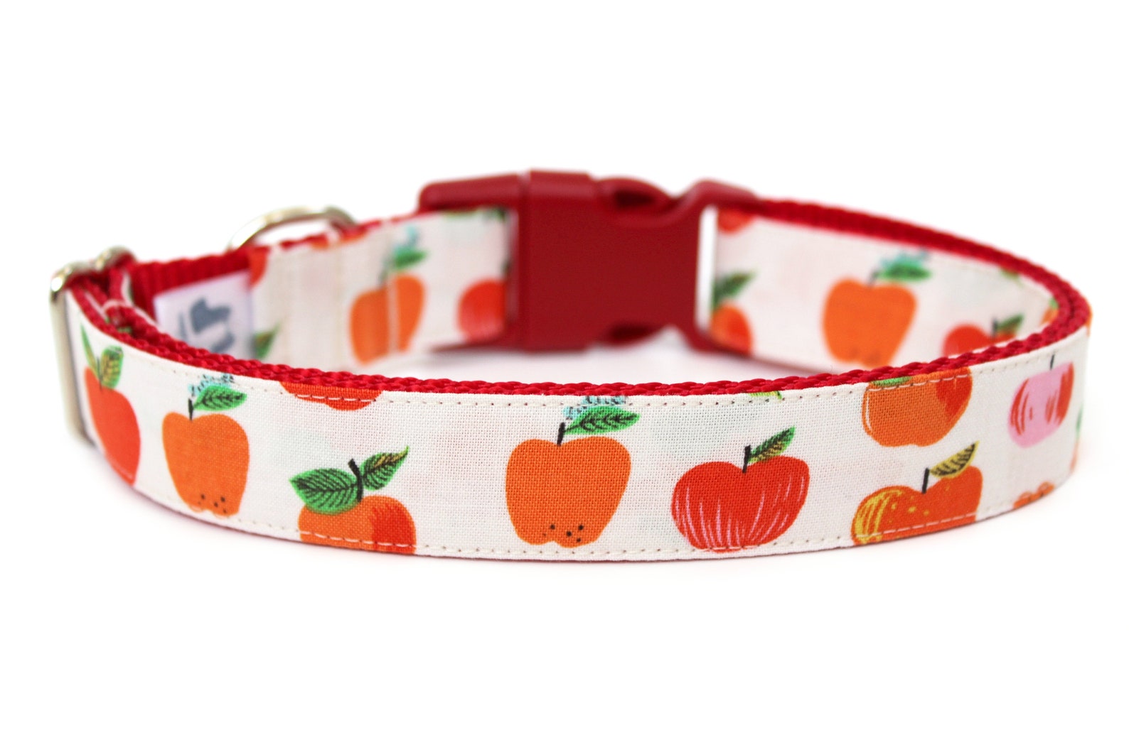 Apple Dog Collar 1 Fall Dog Collar Etsy