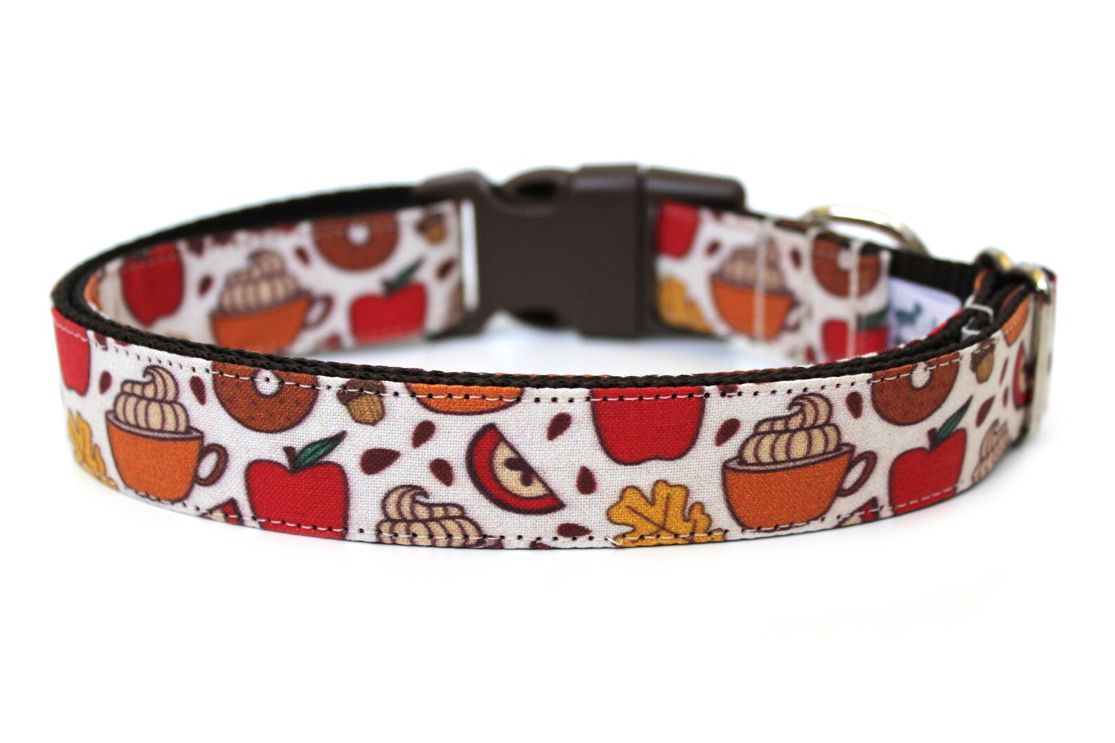 Apple Dog Collar 1 Fall Dog Collar Apple Cider Dog Etsy