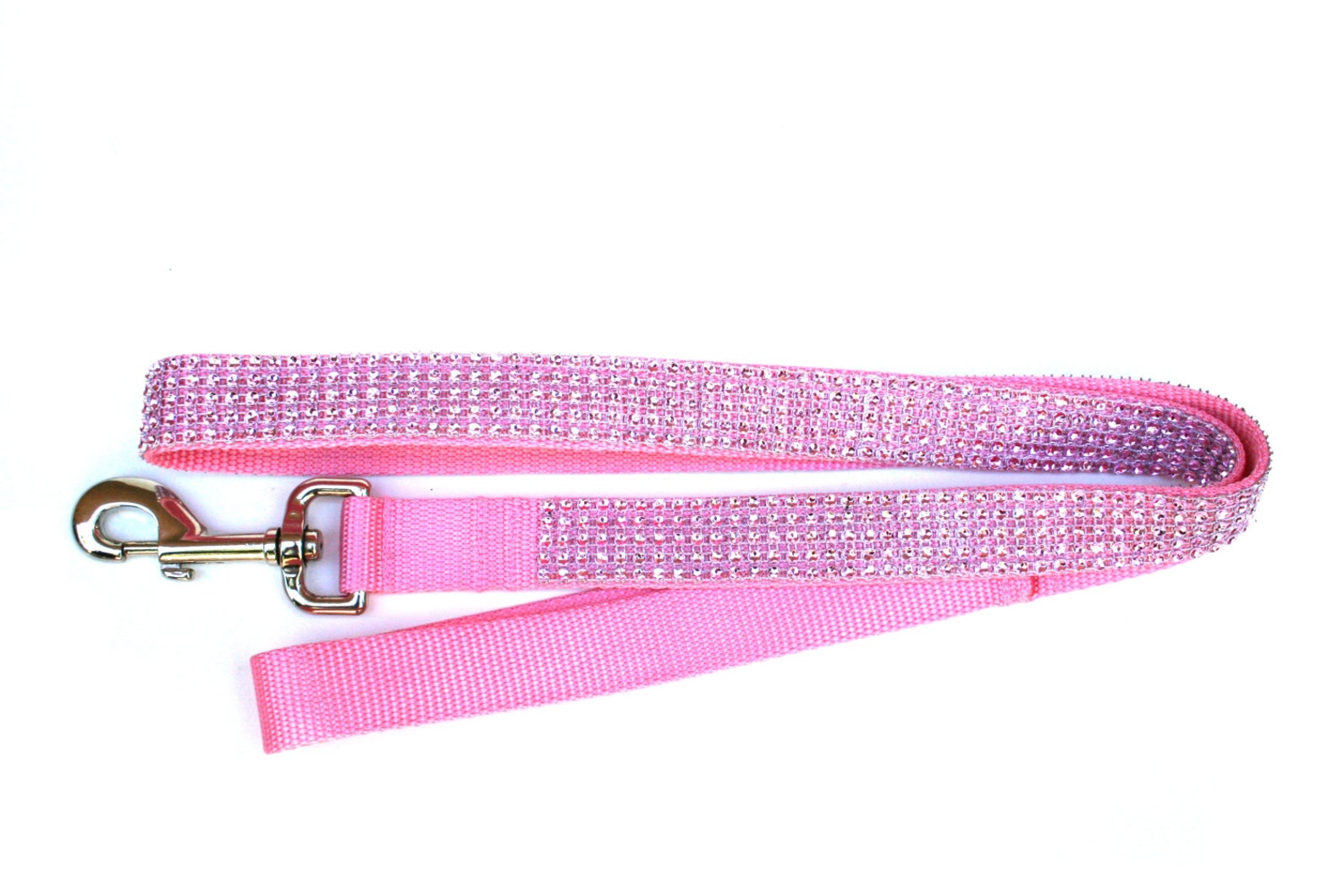 Pink Dog Leash 1 Rhinestone Dog Leash Etsy