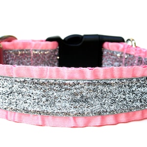 Ruffle Dog Collar 1.5 Glitter Dog Collar image 1