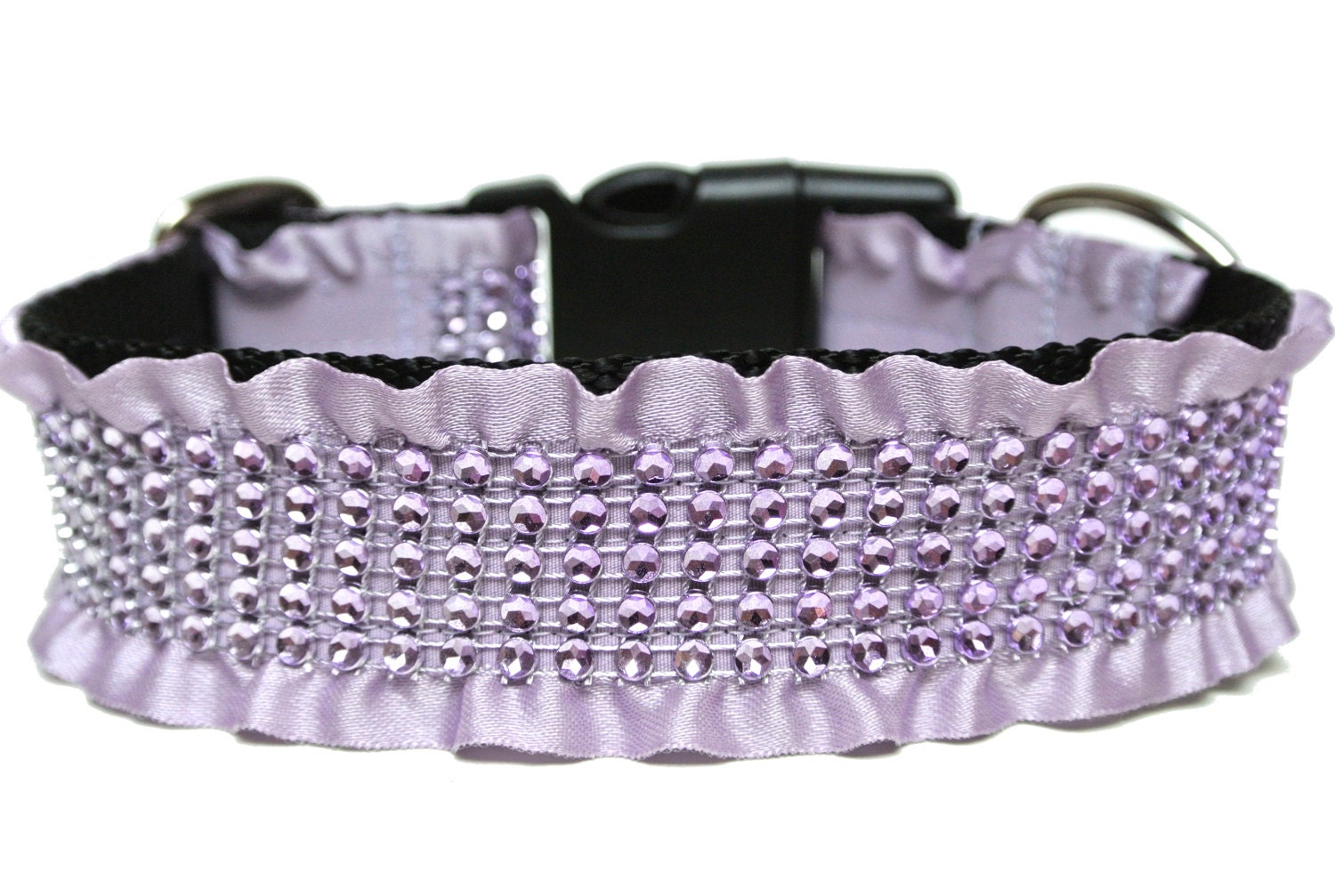 Lavender Dog Collar 1.5 Rhinestone Dog Collar Etsy