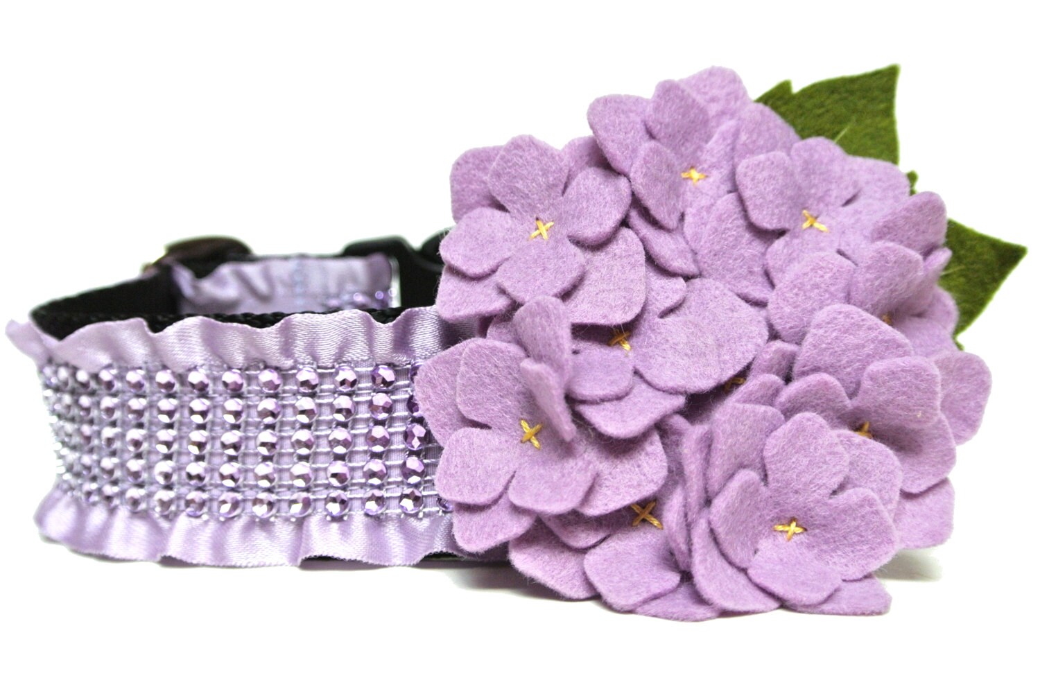 Lavender Dog Collar 1.5 Rhinestone Dog Collar Etsy