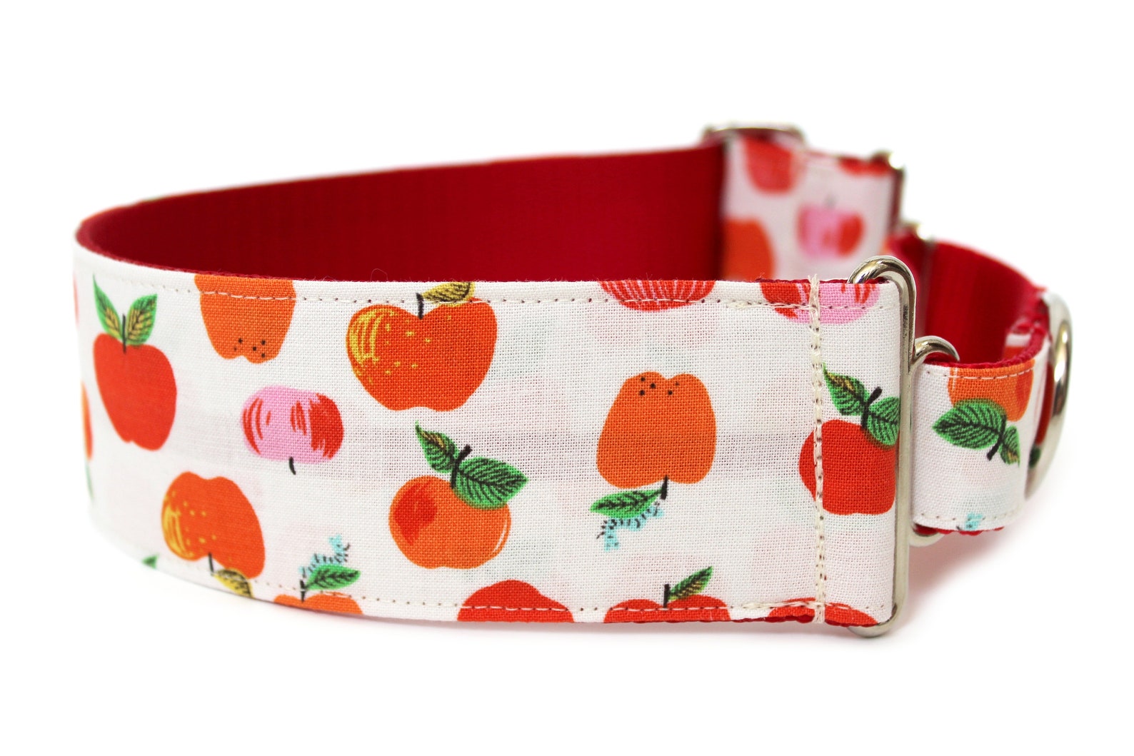 Apple Dog Collar 2 wide Martingale Dog Collar for Large Etsy