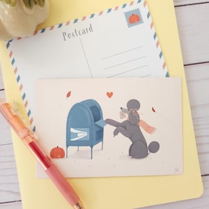 Herbst Postkarten Pudel Postkarten 10er Pack Pudel Karte Postcrossing