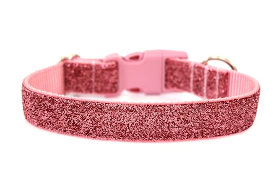 Pink princess dog collar hot sale