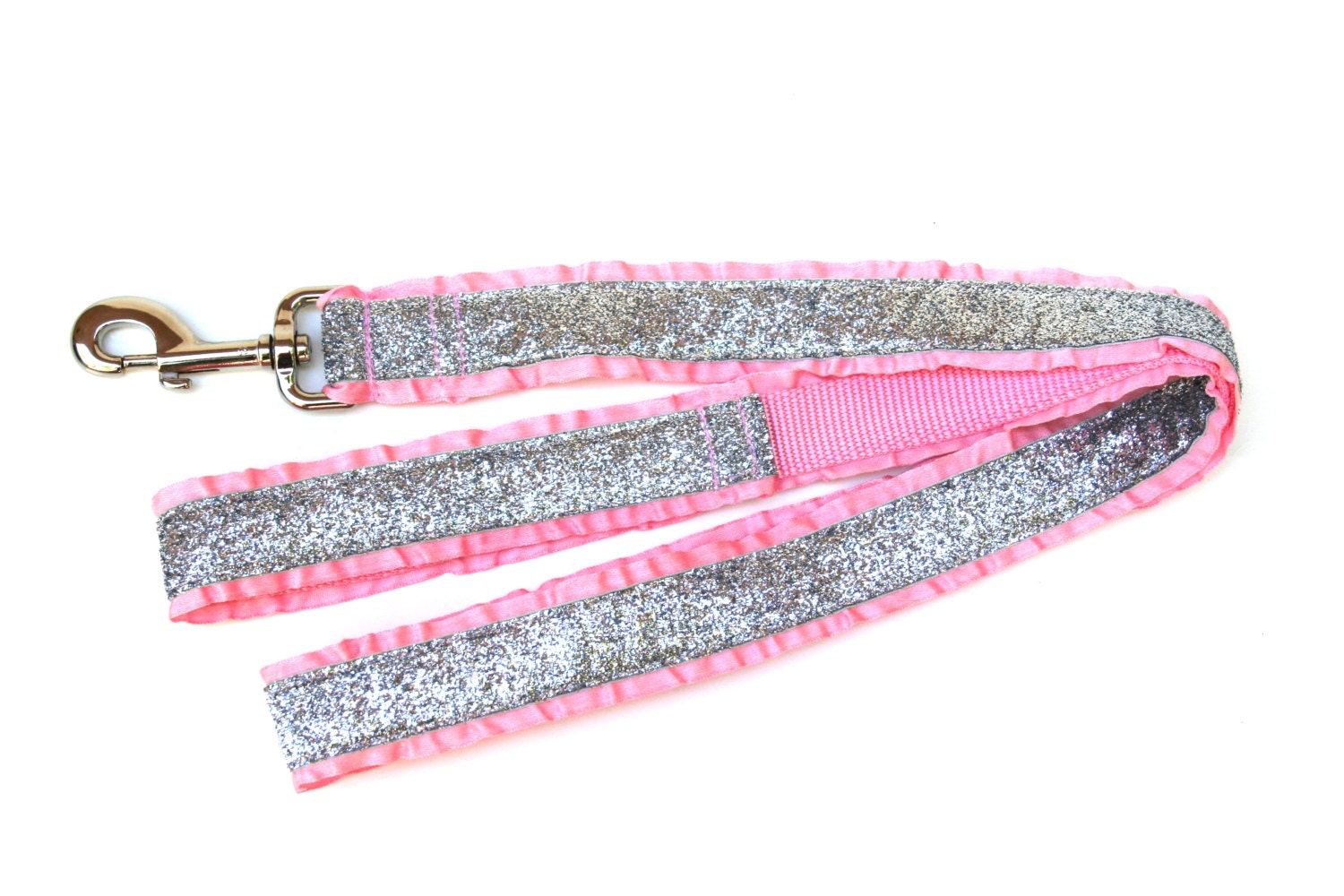 Pink Dog Leash 1 Glitter Dog Leash Etsy