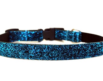 Turquoise Dog Collar 5/8" Small Dog Collar