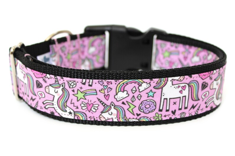 Unicorn Dog Collar 1 or 1.5 Girly Dog Collar Etsy