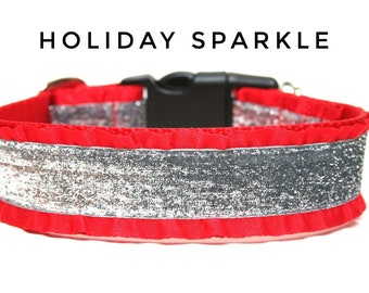 Holiday Dog Collar 1.5" Christmas Dog Collar