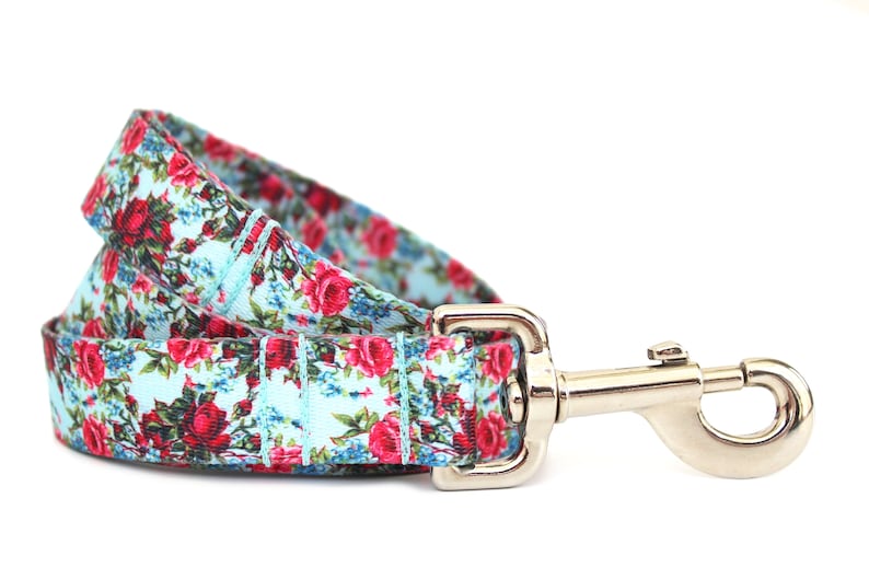 Floral Dog Leash 1 Spring Dog Leash Etsy