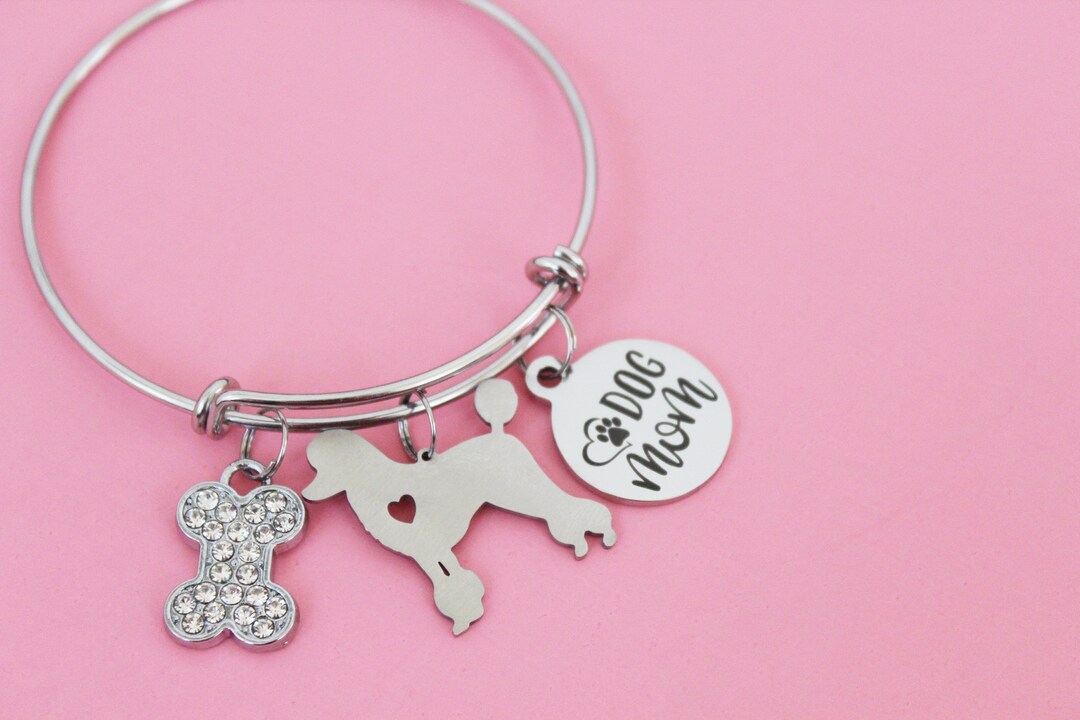 Dog Mom Bracelet Dog Charm Bracelet Custom Dog Bracelet Etsy