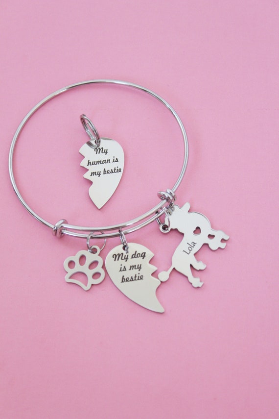 Custom dog charm bracelet new arrivals