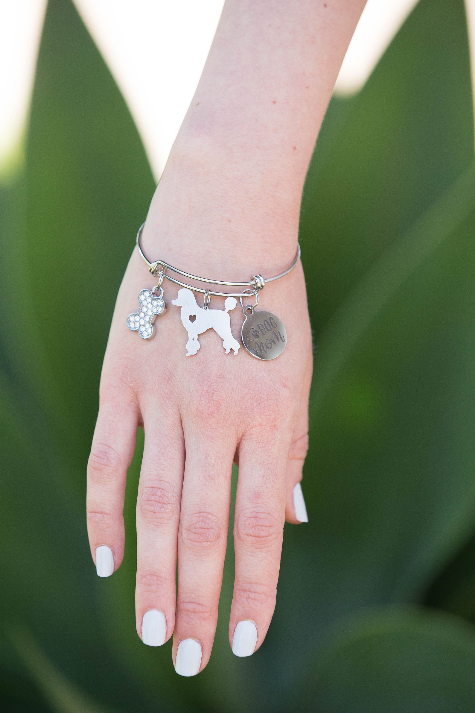 Dog Mom Bracelet Dog Charm Bracelet Custom Dog Bracelet Etsy