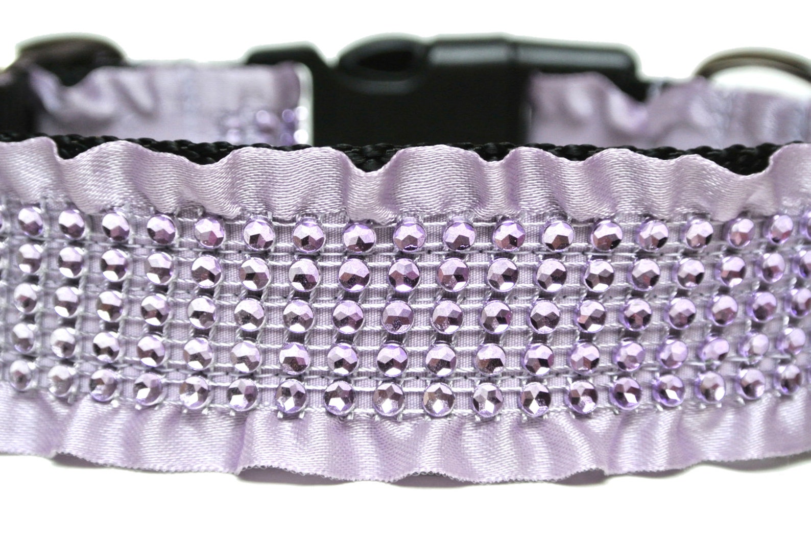Lavender Dog Collar 1.5 Rhinestone Dog Collar Etsy