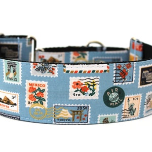 Summer Dog Collar 2&quot; wide Martingale Dog Collar for Large Breed Dogs Travel Dog Collar Stamp Dog Collar