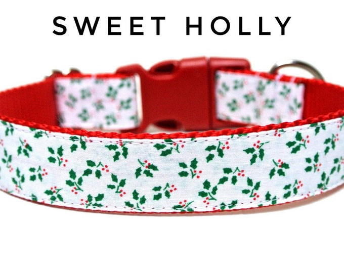 Holiday Dog Collar 3/4 or 1 Christmas Dog Collar Etsy