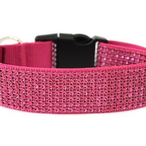 Rhinetone Dog Collar  1&quot; or 1.5&quot;  Sparkle Dog Collar