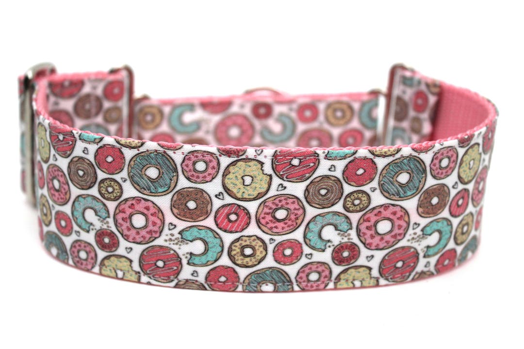 Donut Dog Collar 2 Wide Martingale Dog Collar for Large Breed Dogs