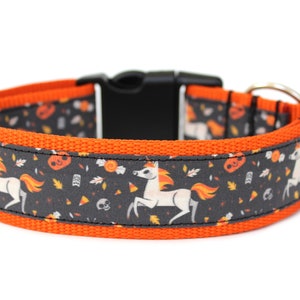 Halloween Hundehalsband 2,5 cm Einhorn Hundehalsband Candy Corn Hundehalsband
