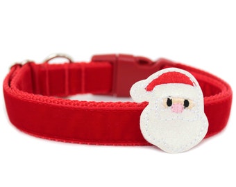 Santa Dog Accessory Christmas Dog Collar Add-on Christmas Dog Collar Accessory