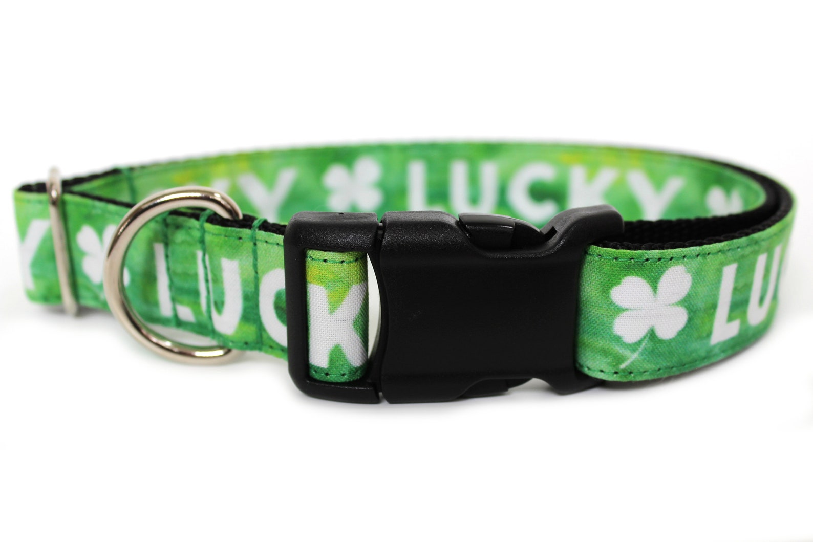 Lucky Dog Collar 1 St Patricks Day Dog Collar Shamrock Etsy