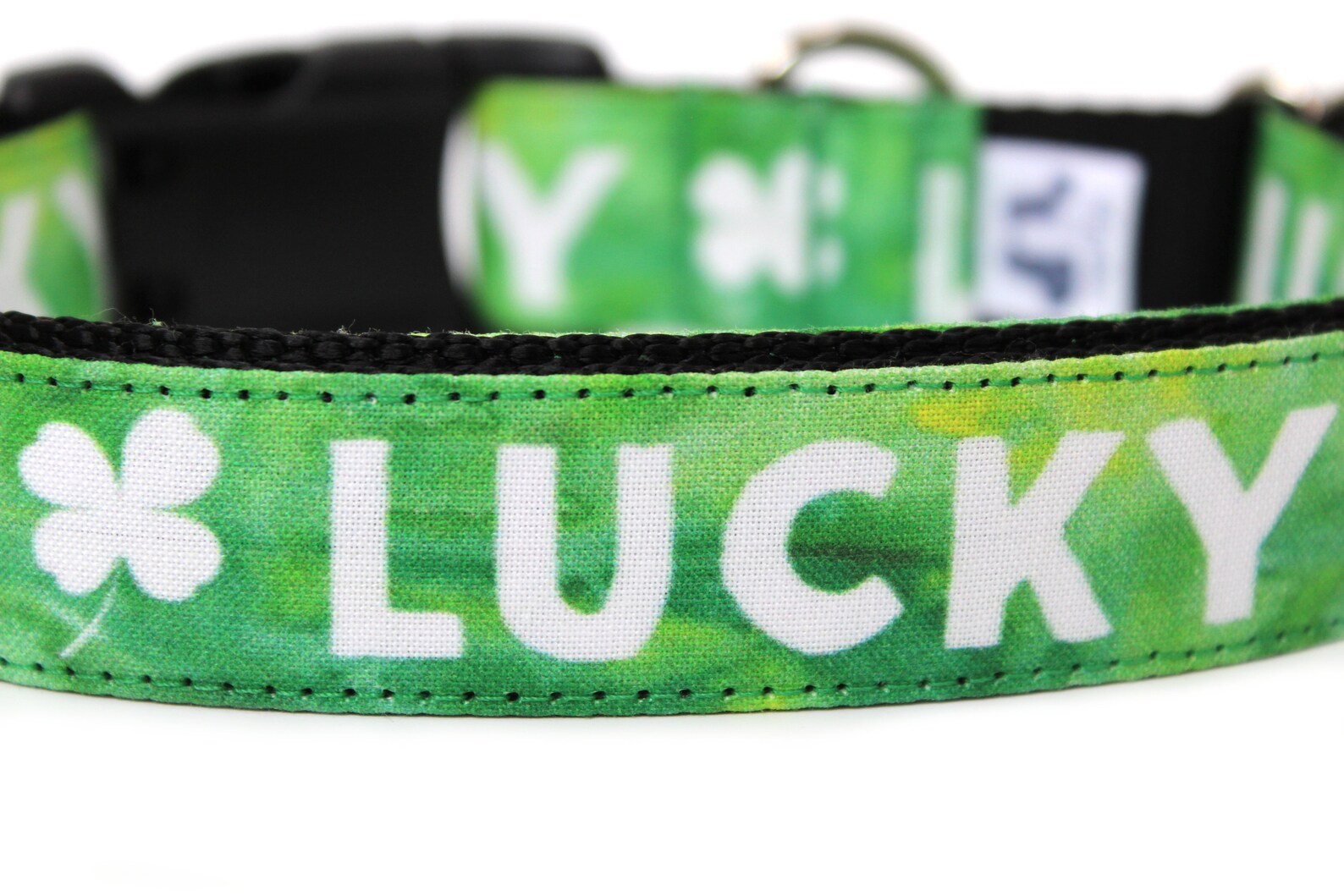 Lucky Dog Collar 1 St Patricks Day Dog Collar Shamrock Etsy