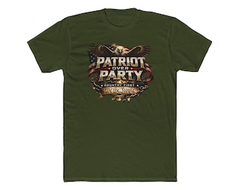 Patriot Over Party graphic tee