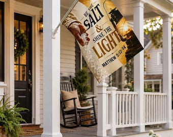 Be the Salt & Shine the Light flag | Double Sided Flag, Matthew 5:13-14