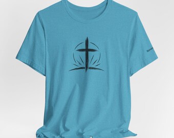 Römer 8:28 Shirt | Minimalistisches Kreuz Glaube T-Shirt | Unisex christliche Kleidung