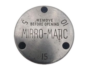 Regulador de peso para olla a presión Mirro-Matic vintage de 5-10-15 libras