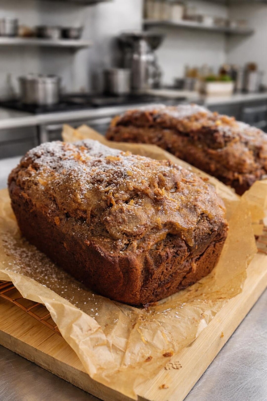Coconut Banana Bread Loaf With Brown Butter Glaze Sweet Baked Treat coconut-banana-bread-loaf-with-brown-butter-glaze-sweet-baked-treat