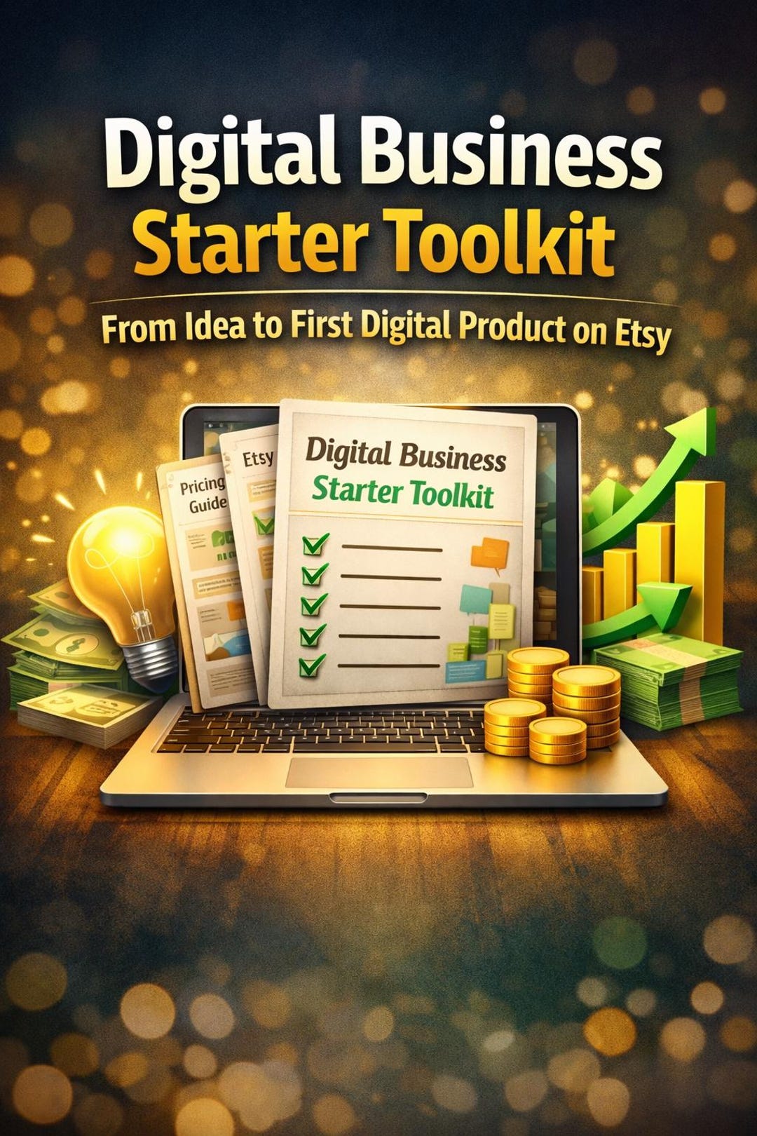 Etsy Digital Business Starter Toolkit | Idea Validation, Product Launch ...