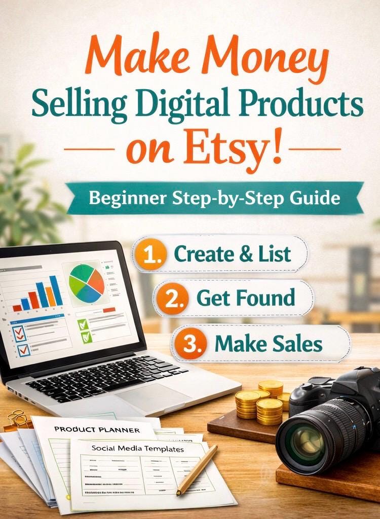 How to Sell Digital Products on Etsy – Beginner Guide to Making ...