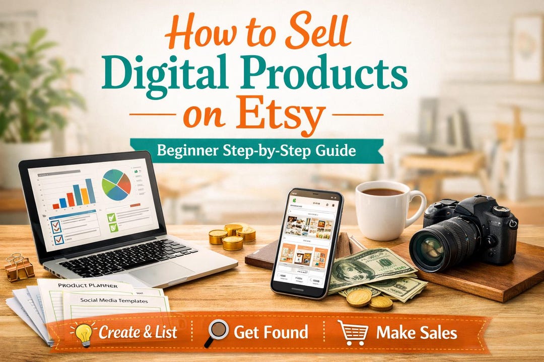How to Sell Digital Products on Etsy – Beginner Guide to Making ...