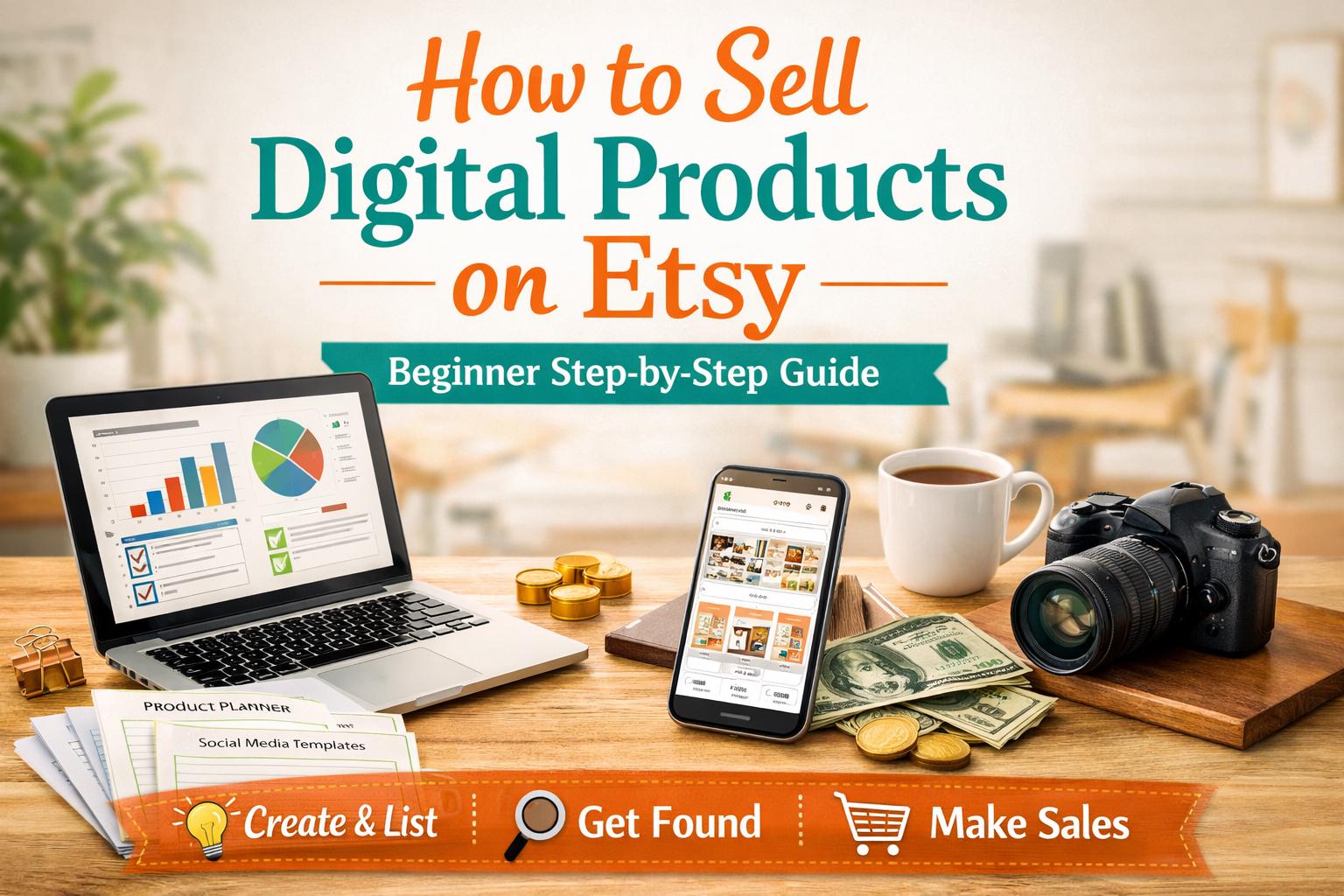 How to Sell Digital Products on Etsy – Beginner Guide to Making ...
