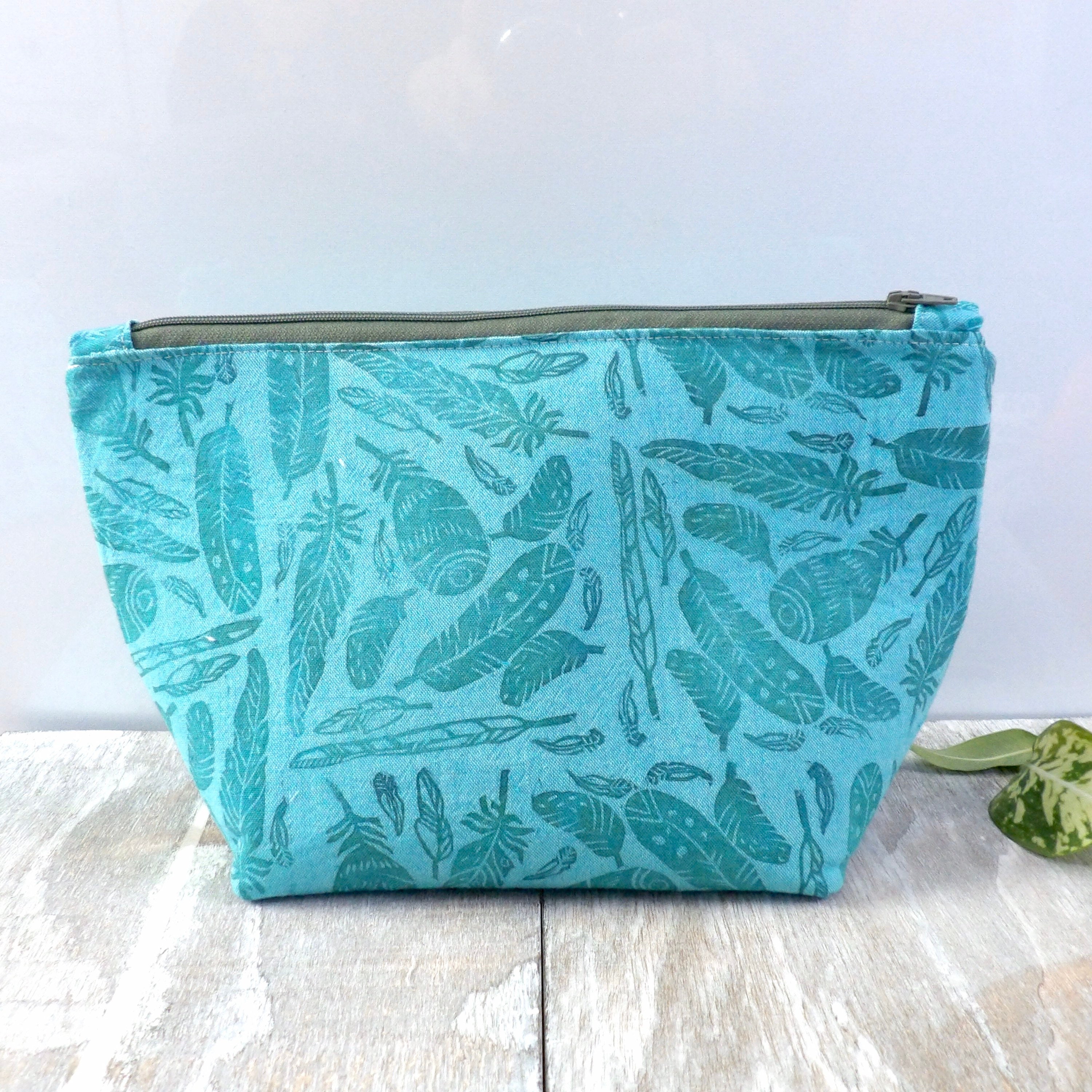 Floral, Zipper Pouch, Pencil Pouch, Makeup bag, Flowers, Botanical, Travel,  Zipper Bag, Floral Pattern