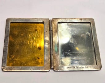 Cornice portafoto doppia pieghevole da viaggio in argento sterling Tiffany & Co.